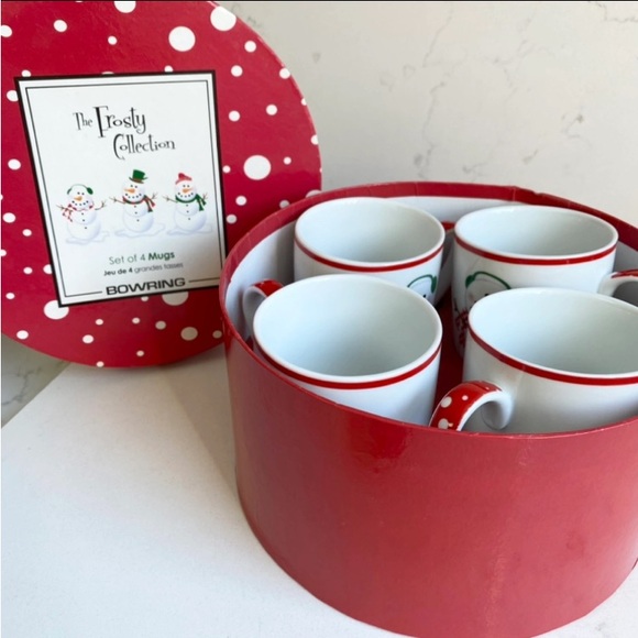 NEW Bowring The Frosty Collection Snowman Mug Set - Picture 2 of 7